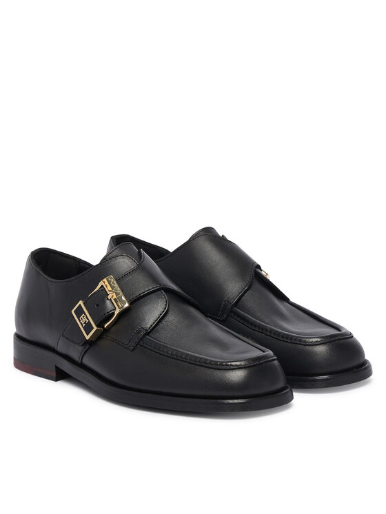 Tommy Hilfiger Tommy Hilfiger Poolsaapad Th Buckle Moc Toe Loafers FW0FW09536 Must