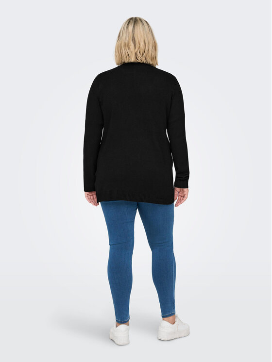ONLY Carmakoma ONLY Carmakoma Kardigan 15219653 Czarny Regular Fit