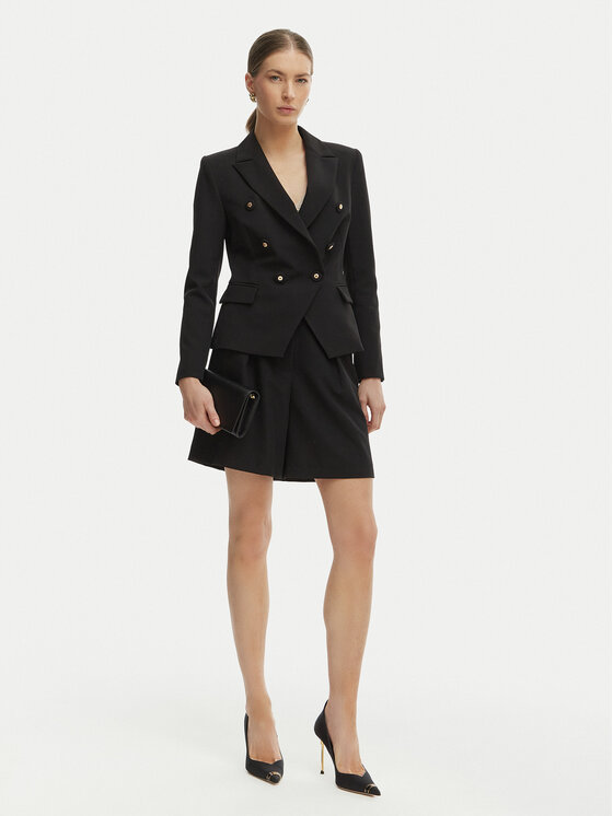 Rinascimento Rinascimento Sacou CFC0127894003 Negru Slim Fit