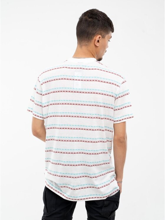 Iriedaily Iriedaily T-Shirt Koszulka Z Krótkim Rękawem Iriedaily Monte Noe Jaque 0 Biała M Biały Regular Fit