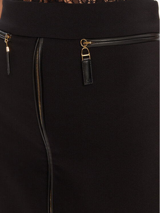 Elisabetta Franchi Elisabetta Franchi Ravno krilo GO-134-56E2-V390 Črna Regular Fit