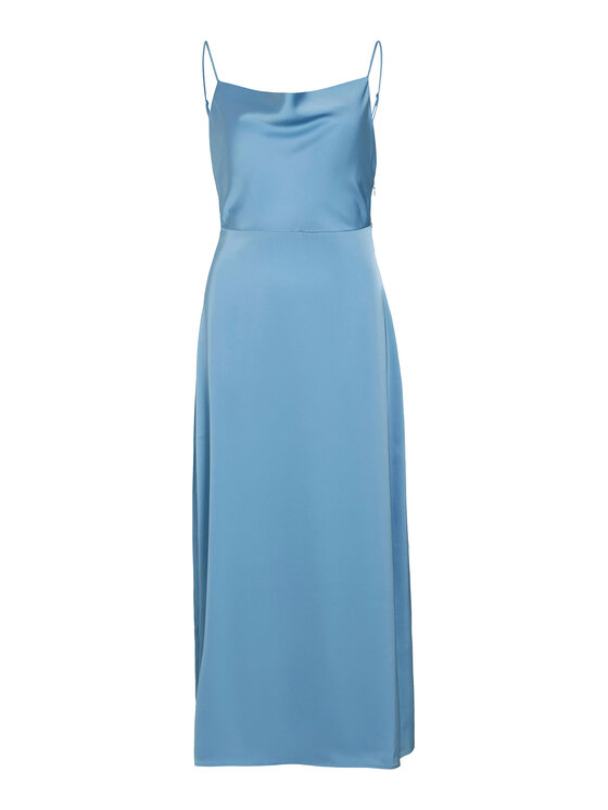 Vila Vila Abito da cocktail Ravenna 14085601 Blu Regular Fit