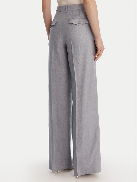 Marella Marella Hlače Odino 2613131121 Svijetloplava Straight Fit