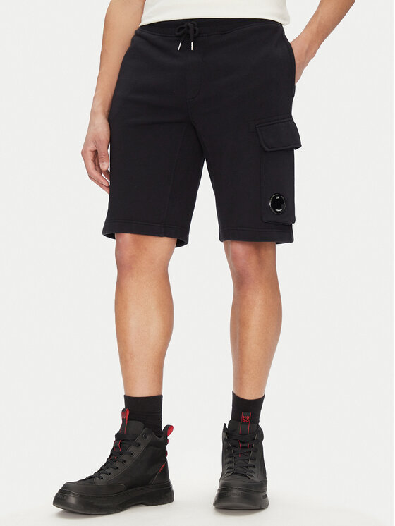 C.P. Company C.P. Company Sportovní kraťasy 18CMSB101A110044G Tmavomodrá Regular Fit