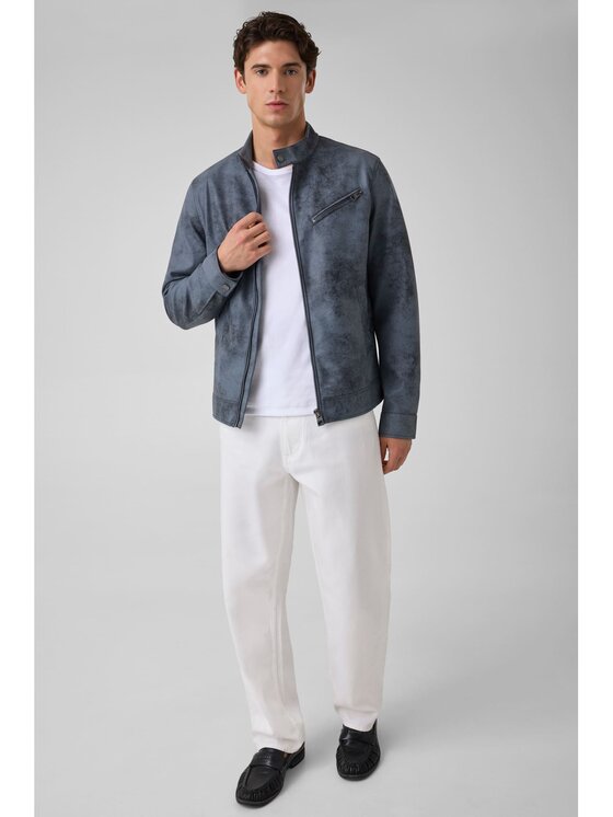 Guess Guess Bunda pro přechodné období 183293 Modrá Classic Fit