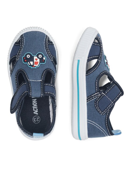 Action Boy Chaussons CF2457 5 Bleu Modivo