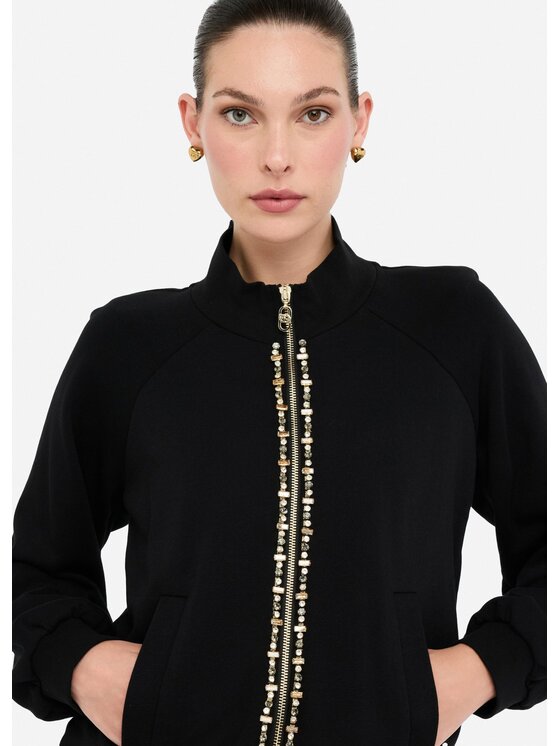 Liu Jo Liu Jo Bluza TF5112FS32122222 Czarny Regular Fit