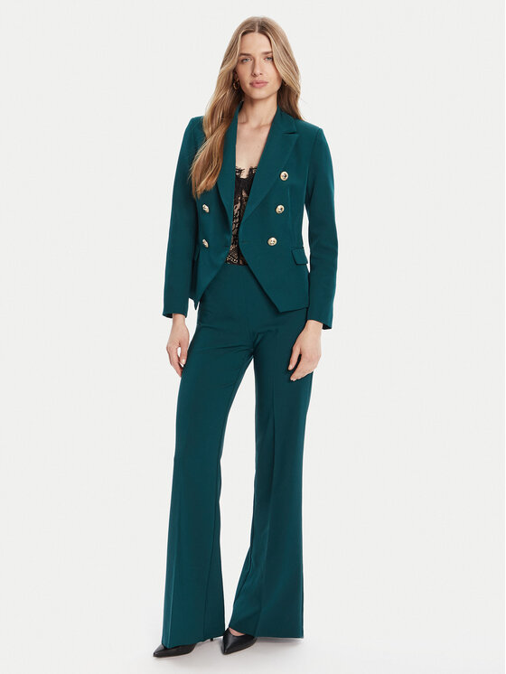 Rinascimento Rinascimento Palazzo hlače CFC0125425003 Zelena Wide Leg