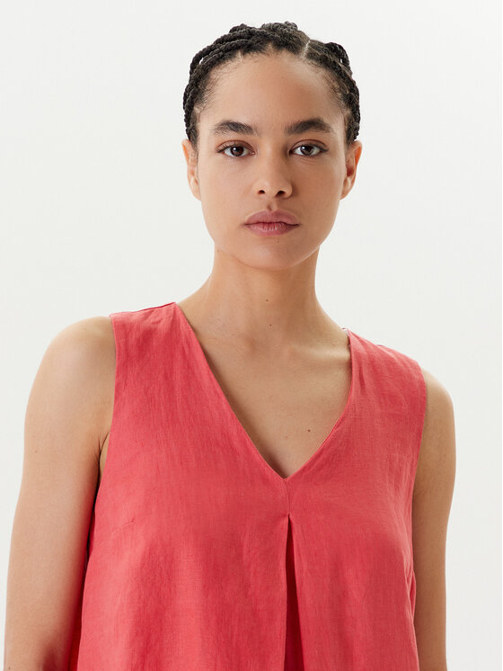 United Colors Of Benetton United Colors Of Benetton Letné šaty 4AGHDV0AX Červená Relaxed Fit