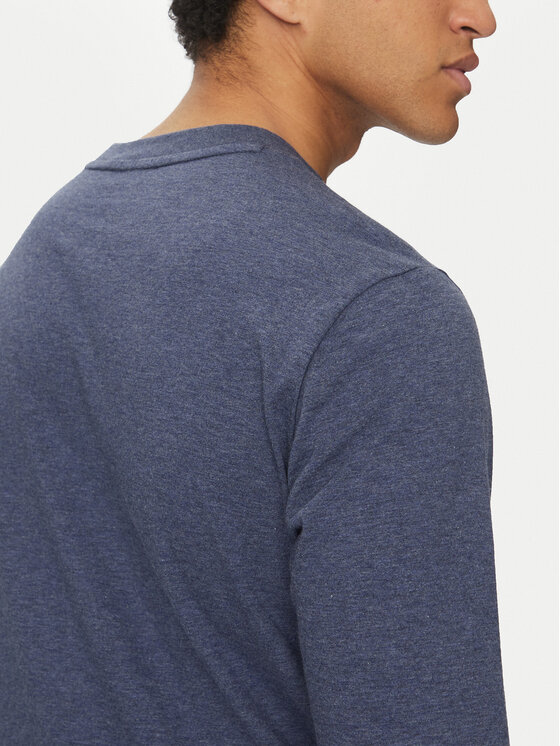 Tommy Hilfiger Tommy Hilfiger Longsleeve UM0UM03531 Granatowy Regular Fit