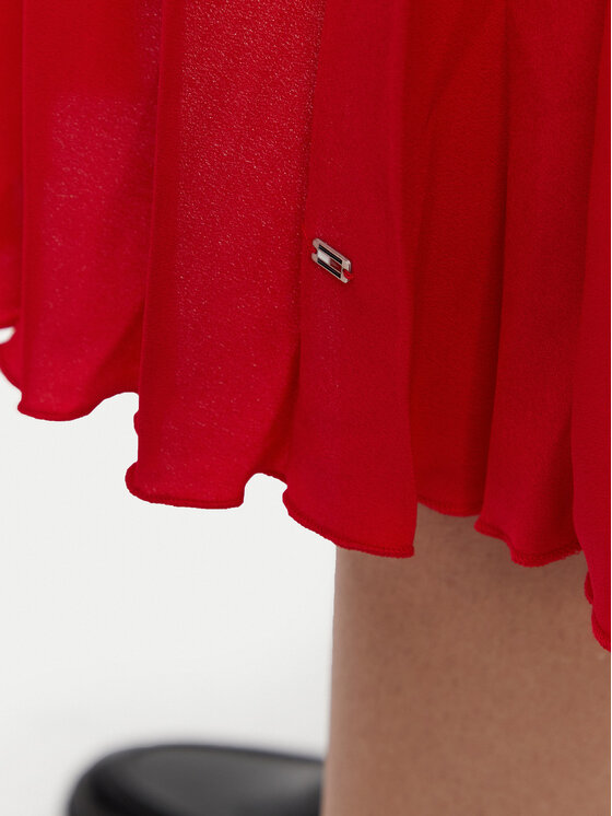 Tommy Hilfiger Tommy Hilfiger Rochie de zi WW0WW39342 Roșu Regular Fit