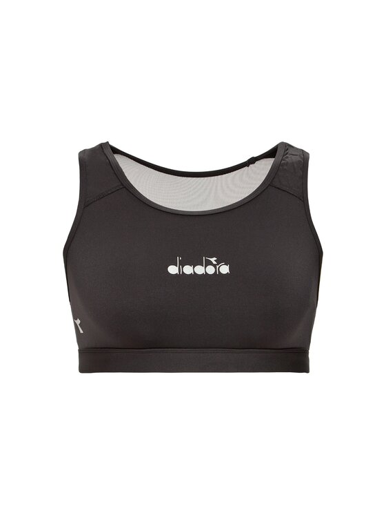 Diadora Diadora Biustonosz sportowy L. MEDIUM BRA Czarny