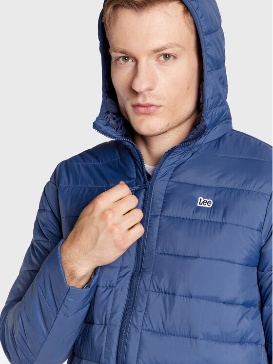 Lee Lee Kurtka przejściowa Light Puffer L87HSZ54 112321560 Granatowy Regular Fit