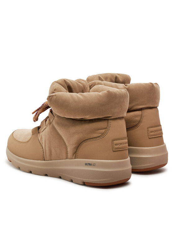 Skechers Skechers Μποτάκια Glacial Ultra - Trend Up 144194 Μπεζ