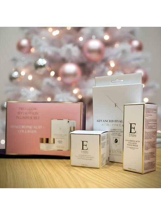 Erthskin London Erthskin London ZESTAW PRO GLOW HYDRATION PLUMPER Krem na dzień