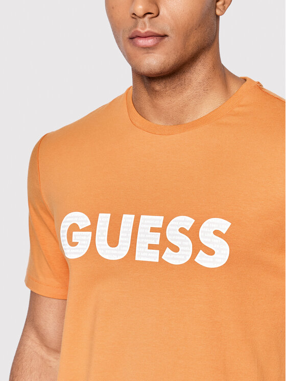 T-shirt M2YI42 J1311 Arancione Slim Fit