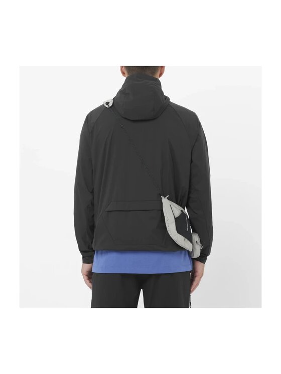 Salomon Salomon Kurtka outdoor OUTWIND Czarny Regular Fit