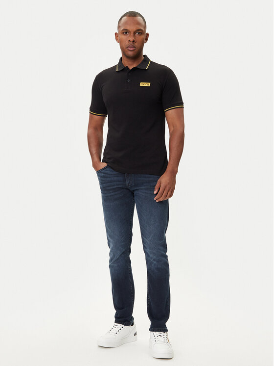 Versace Jeans Couture Versace Jeans Couture Polokošile 79GAGT08 CJ01T Černá Regular Fit