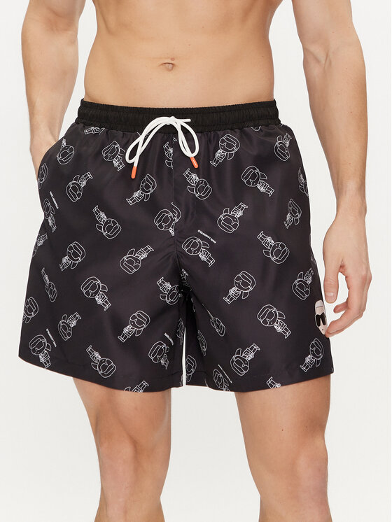 KARL LAGERFELD KARL LAGERFELD Strandnadrág 241M2217 Színes Regular Fit