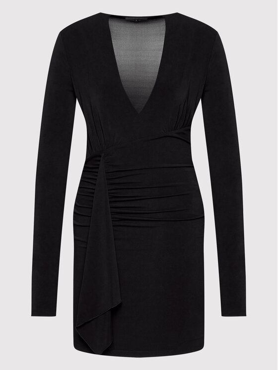 Patrizia Pepe Patrizia Pepe Коктейльна сукня 8A1052/J3EV-K103 Чорний Slim Fit