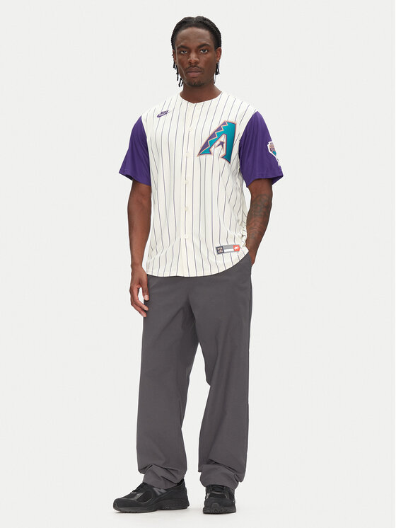 Nike Nike Koszula CO25-DIC1-DIA-A3F Écru Regular Fit