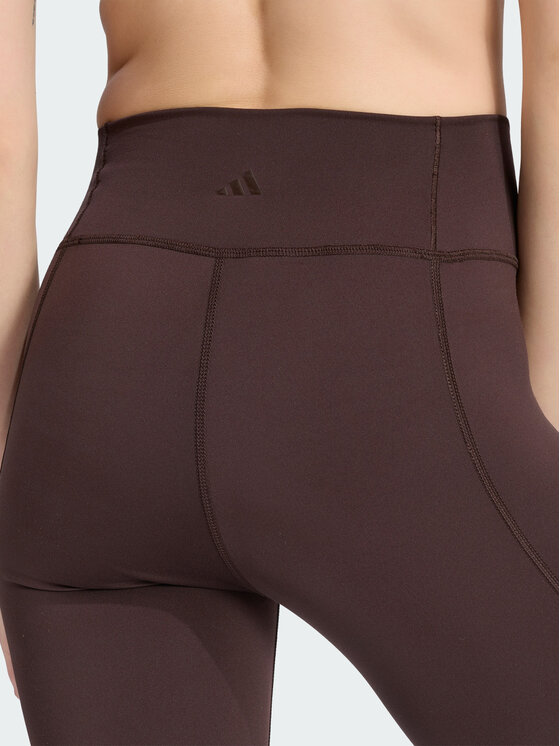 adidas adidas Legginsy 133519 Brązowy Regular Fit