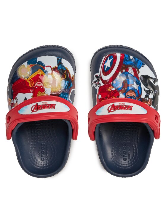 Crocs Crocs Papucs Fl Avengers Patch Clog T Clog 207068 Sötétkék