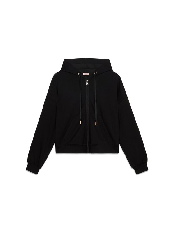 Oltre Oltre Felpa G921J003982N033 Nero Regular Fit