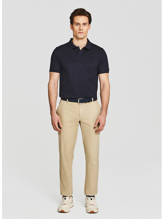 Pako Lorente Pako Lorente Polo P26SF-TX-012 Granatowy Classic Fit