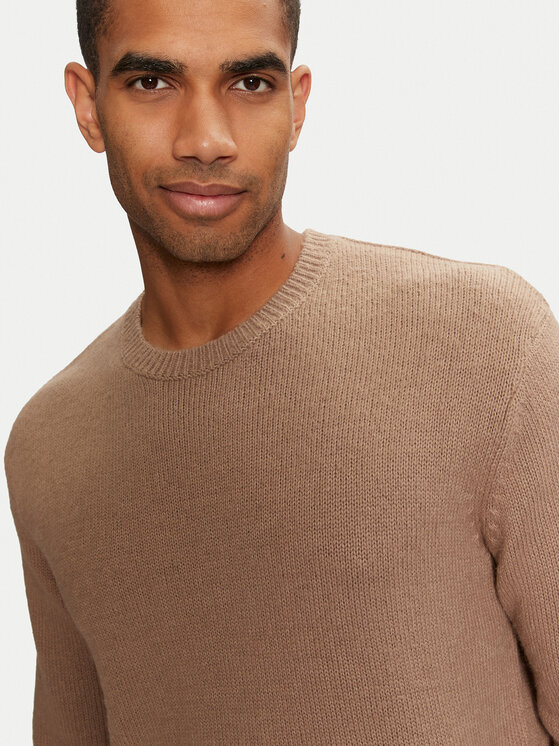 Only & Sons Only & Sons Megztinis Anthony 22029798 Smėlio Regular Fit