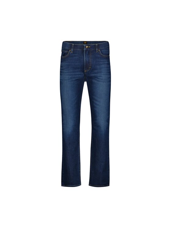 Lee Lee Jeansy X Straight Niebieski Regular Fit