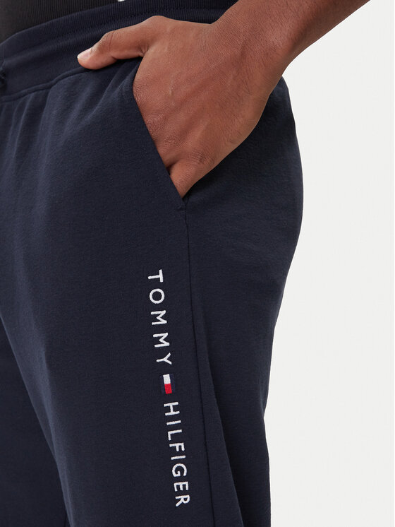 Tommy Hilfiger Tommy Hilfiger Pantaloni trening UM0UM03664 Bleumarin Regular Fit