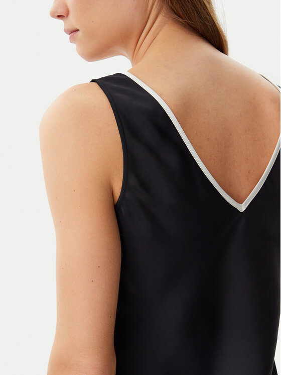 Calvin Klein Calvin Klein Top K20K208185 Czarny Regular Fit