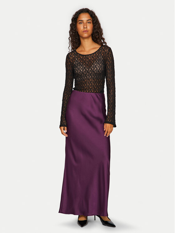 Vila Vila Bodi Kaylee 14101423 Črna Slim Fit