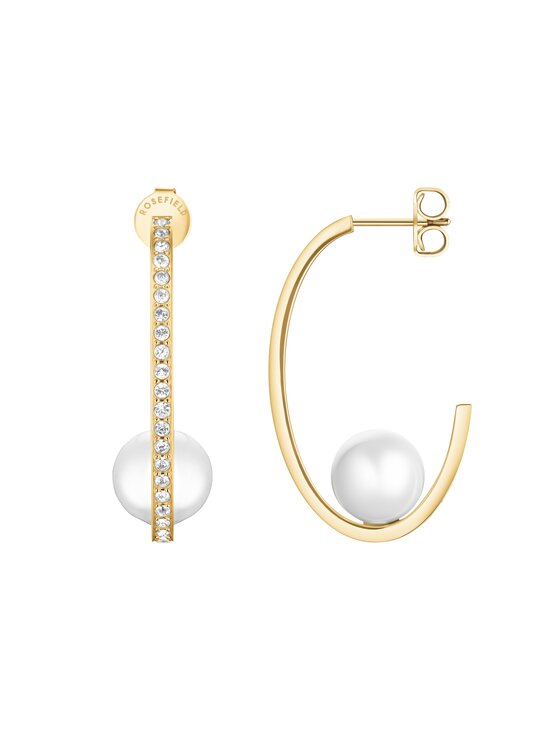 Rosefield Rosefield Kolczyki MODERN PEARL Złoty