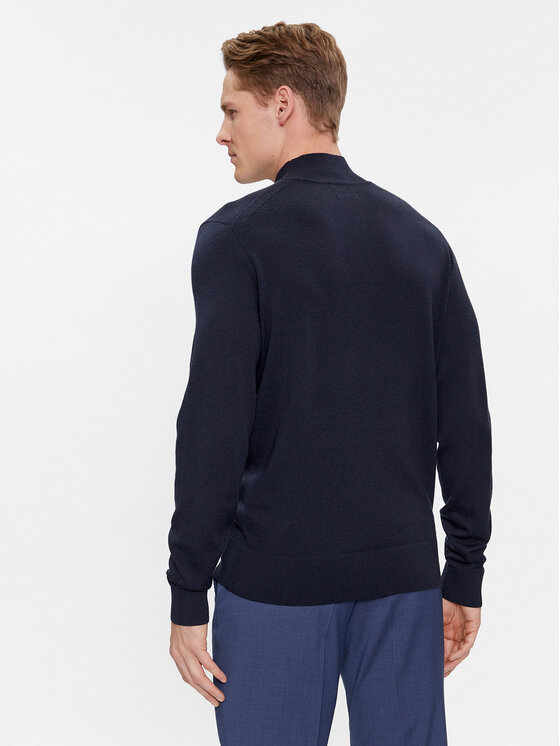 Calvin Klein Calvin Klein Sweter Superior K10K110424 Granatowy Regular Fit