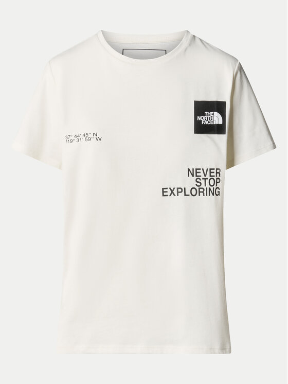 The North Face The North Face Treniņkrekls Foundation Coordinates NF0A882W Écru Regular Fit