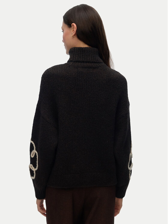 Vero Moda Vero Moda Rollkragenpullover Fatima 10335036 Braun Regular Fit