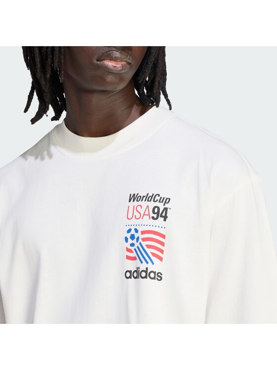 adidas adidas Koszulka techniczna 165582 Biały Regular Fit