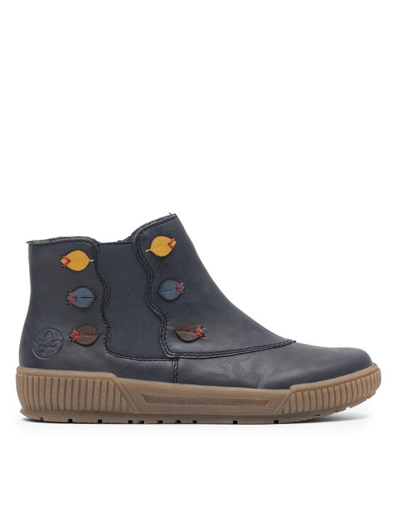 Rieker Rieker Botine N0751-14 Bleumarin