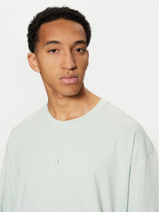 Champion Champion Tricou 220279 Verde Relaxed Fit