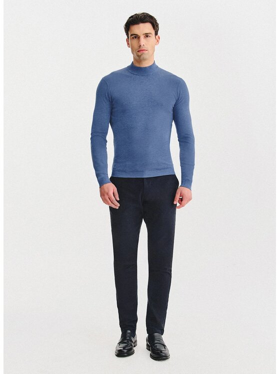 Pako Lorente Pako Lorente Sweter P25WN-2X-028 Niebieski Classic Fit
