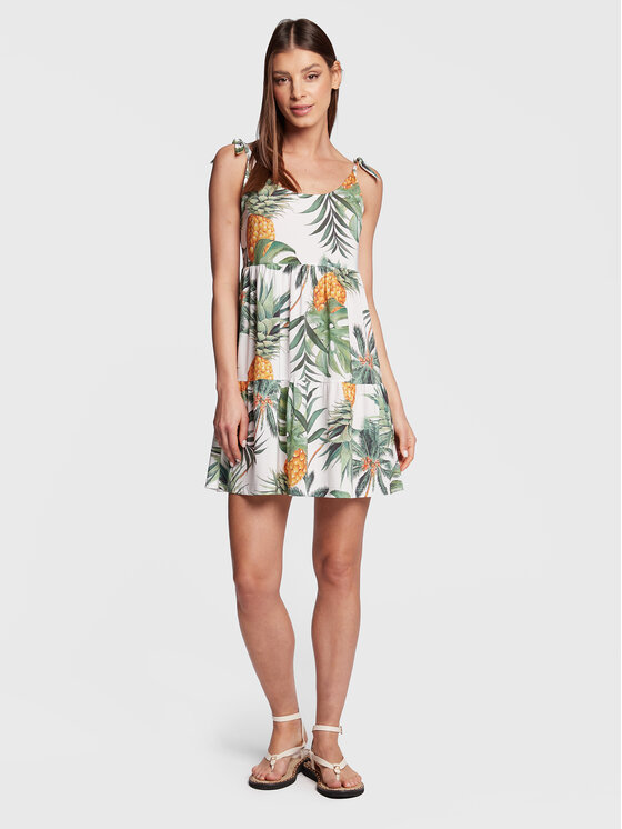 Banana Moon Banana Moon Plážové šaty SPRING Bílá