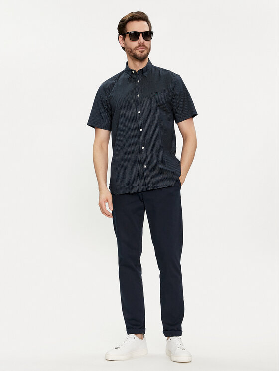 Tommy Hilfiger Tommy Hilfiger Cămașă MW0MW36138 Bleumarin Regular Fit
