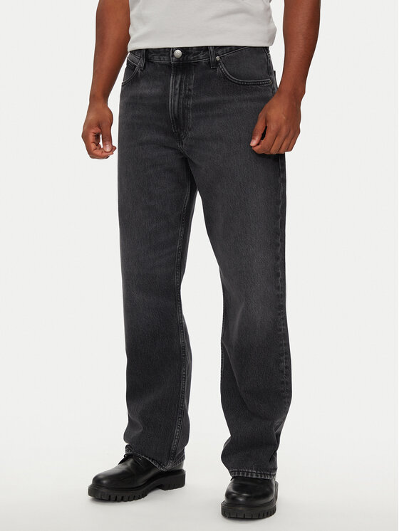 Lee Lee Jeansy Asher 112355835 Černá Loose Fit