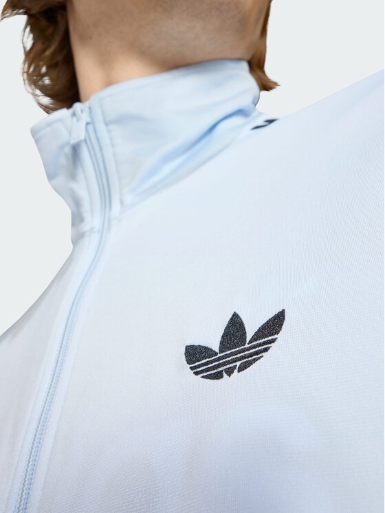 adidas adidas Bluza FIREBIRD Błękitny Loose Fit