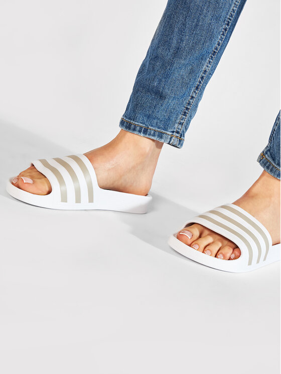 adidas adidas Шльопанці adilette Aqua EF1730 Білий