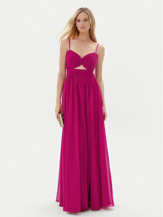 Hey Kyla Hey Kyla Abendkleid 5AH025HK Rosa Slim Fit