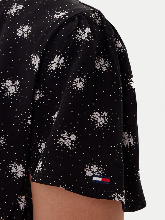 Tommy Jeans Tommy Jeans Každodenní šaty DW0DW20884 Černá Regular Fit