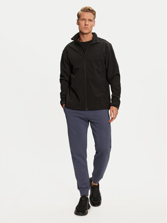 4F 4F Softshelljacke 4FWAW24TSOFM284 Schwarz Regular Fit